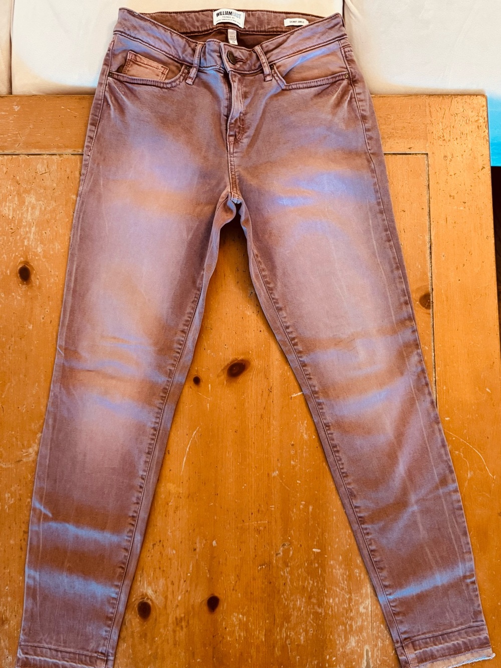 William Rast Mauve-Pink Skinny Jeans